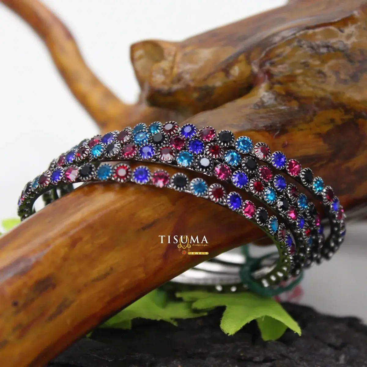 Oxidized Multicolor  AD Bangles